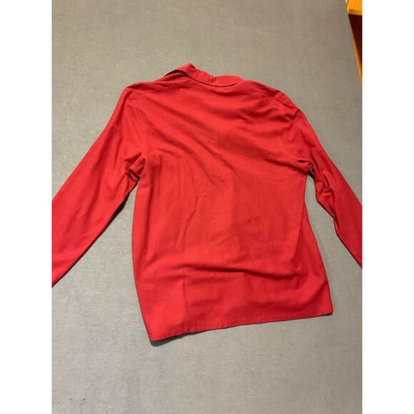 Men's Junction West 1/4 Button Pullover Collared Top Long Sleeve Holiday Wear - Picture 5 of 5